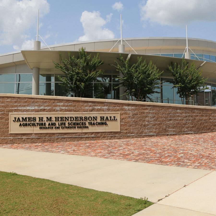 James H.M. Henderson Hall building on Tuskegee University campus