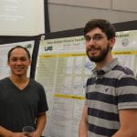 REU Brandon Scoggins (r) with Faculty Mentor Cheng-Chien Chen (Physics_