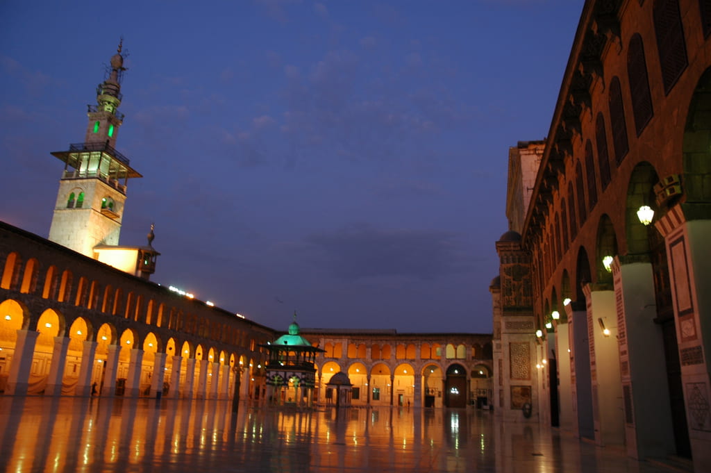 a picture of Umayyad Mosque Courtyard, Damascus