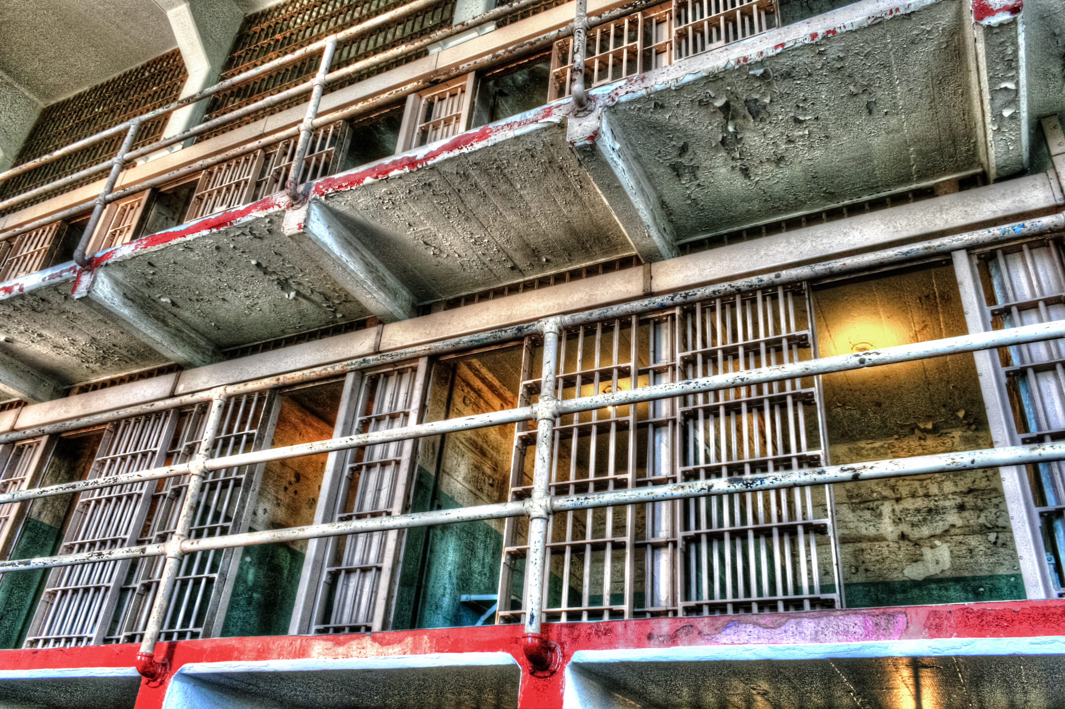 the inside of Alcatraz