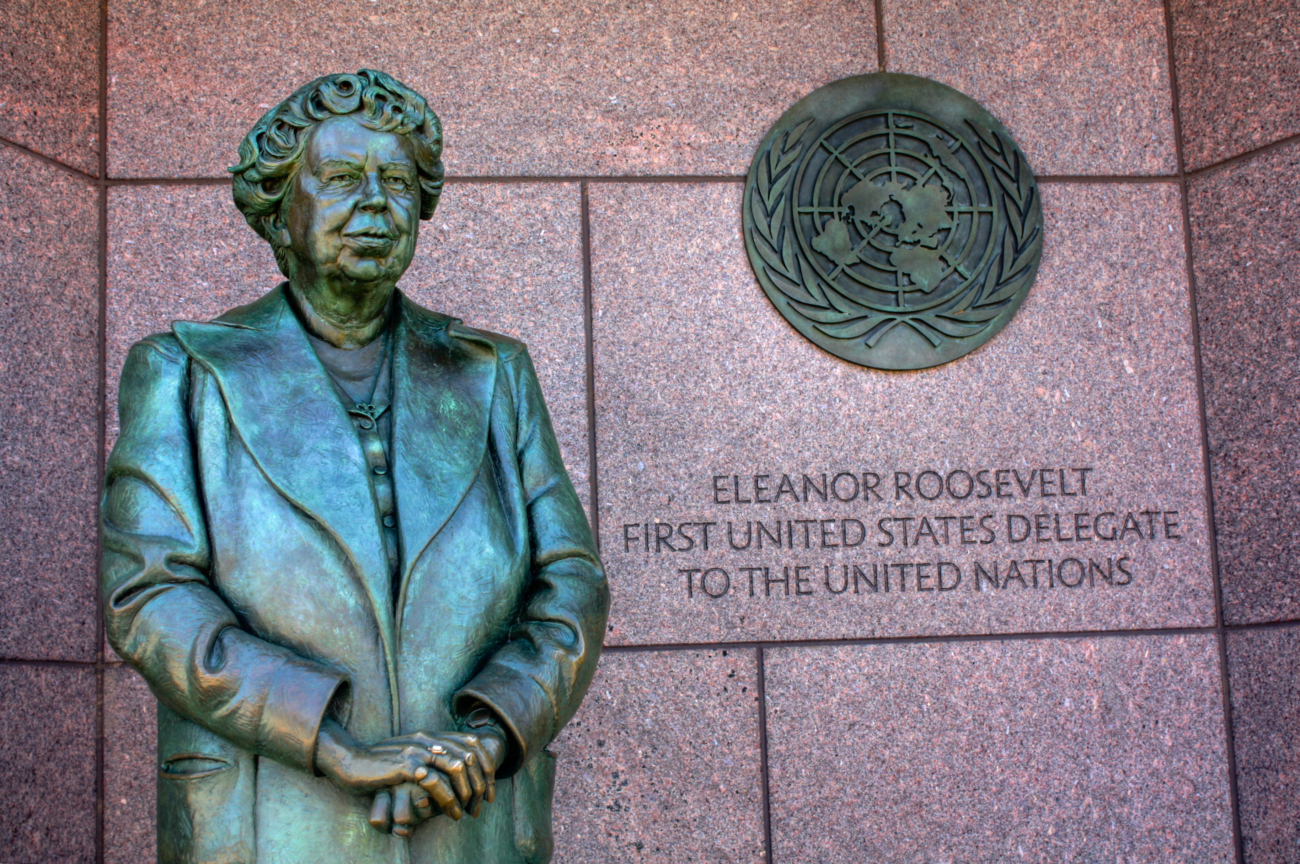 Statue of Eleanor Roosevelt