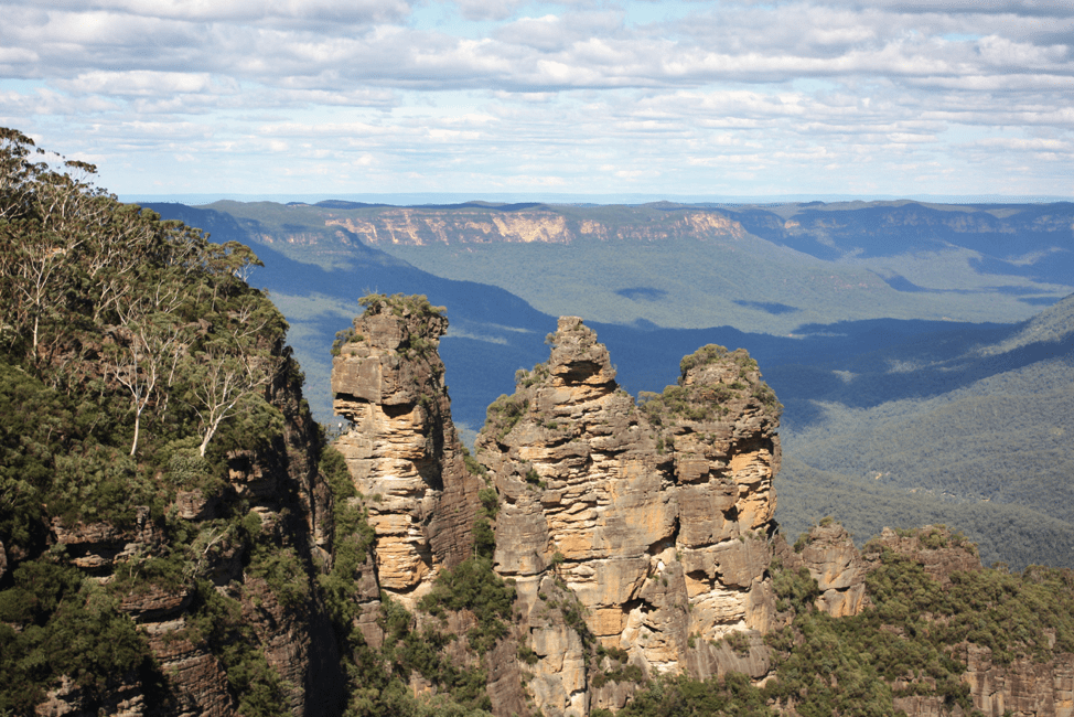 a rock formation on a mountain in the Australian outback