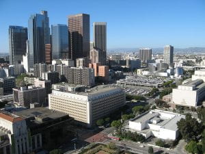 A view of Bunker Hill, Los Angeles