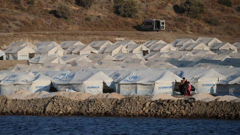 Fires and COVID-19 Race Through Lesvos Migrant Camp