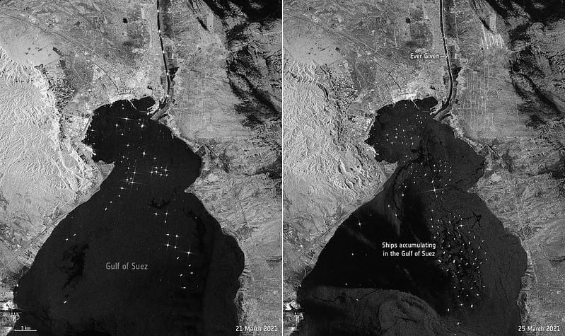 evergiven blockage in the suez canal