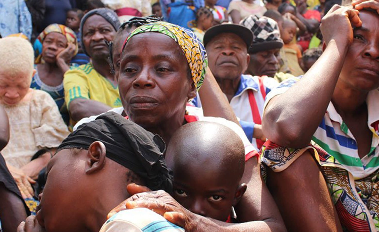 Image of Cameroonian IDPs.
