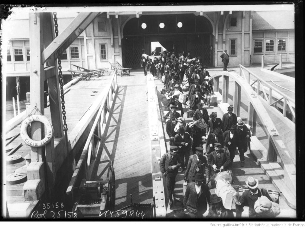 Picture of the famous Ellis Island, where many immigrants made their entrance to America