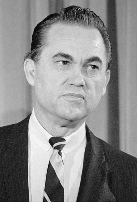 An image of George Wallace, who was governor at the time of the 1970s federal investigation of conditions at Alabama's prisons. 