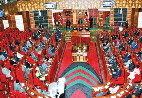 An image of the Parliament of Kenya.