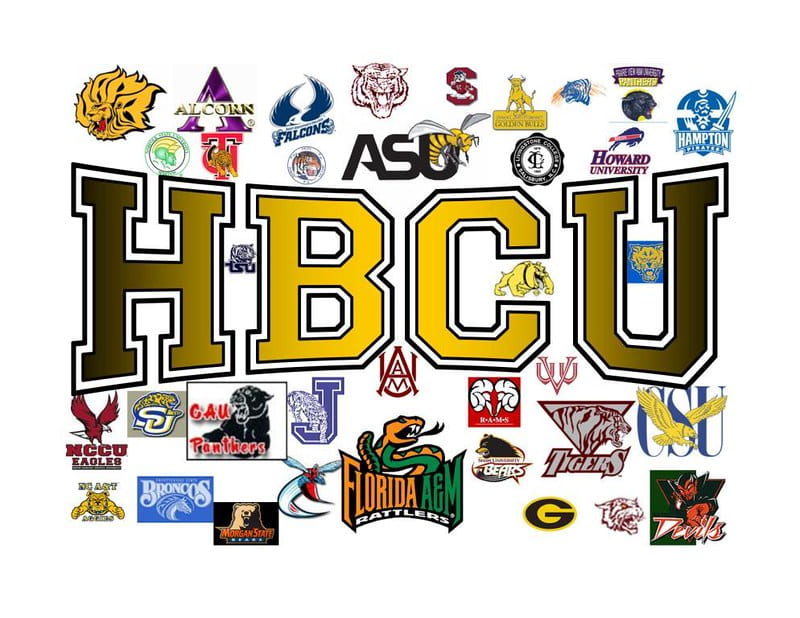 A group of logos of Historically Black College & University teams