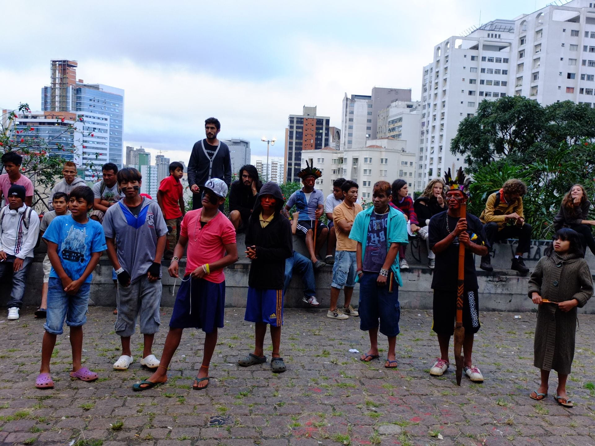 Image 3. Indigenous People Protesting Brazil Government. Source Flickr.